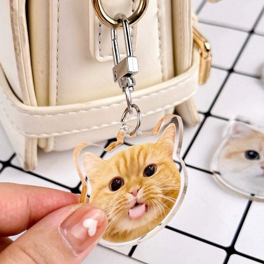Personalized Pet Portrait Acrylic Keychain™