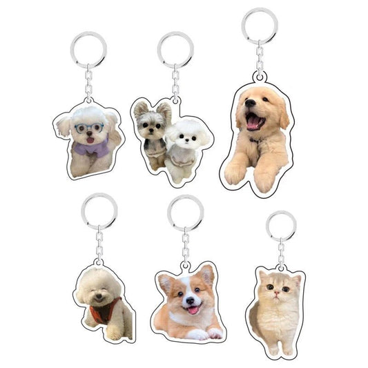 Personalized Pet Portrait Acrylic Keychain™