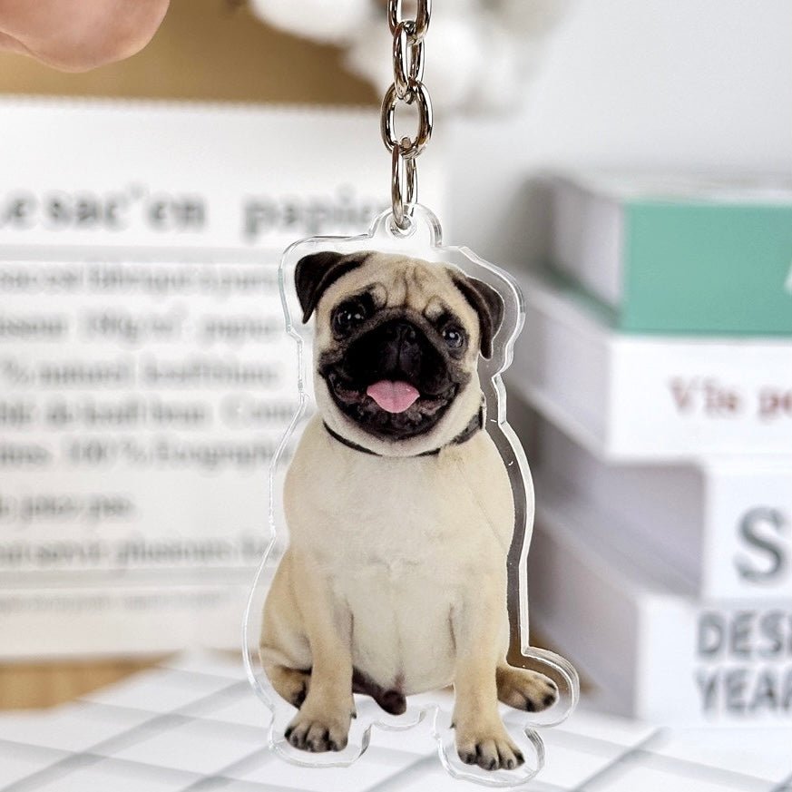 Personalized Pet Portrait Acrylic Keychain™