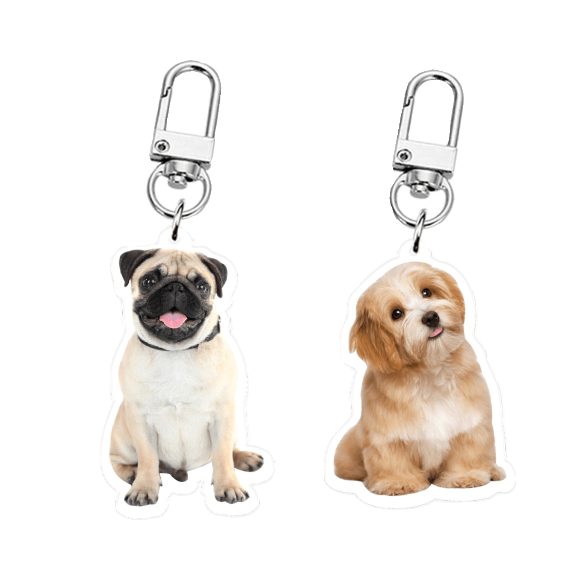 Personalized Pet Portrait Acrylic Keychain™